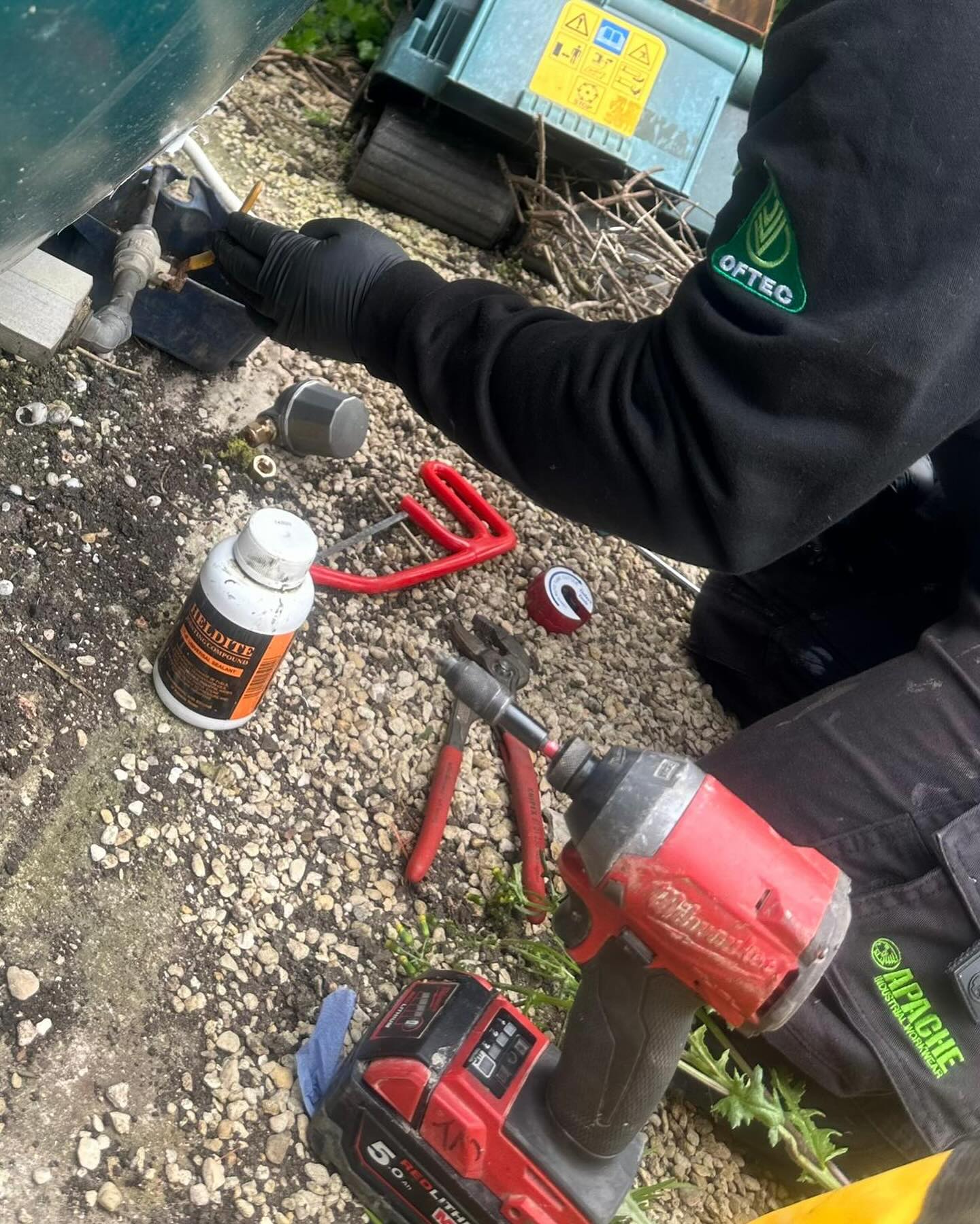 Oil Heating Maintenance at Local Farm in Wiltshire